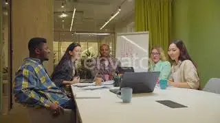 Successful Business Team Celebrating with High Five | Stock Footage - Envato elements