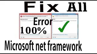 SOLVE ALL MICROSOFT NET FRAMEWORK REQUIRED AND BLOCKING ISSUES