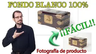 🔦 Iluminar un producto con fondo blanco ⬜ fácil con 2 luces. Lección 7 Curso fotografia de producto