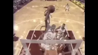 Michael Jordan Tip-Dunks a Missed Free Throw vs. Philly on Opening Night (1990)