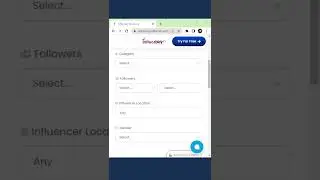 Free tool to find online influencers