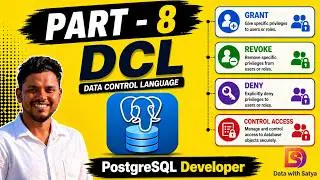 PostgreSQL DCL Commands Explained | GRANT & REVOKE Permissions (User & Role Management)