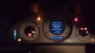 проверка уровня масла на Mercedes w211 дорест