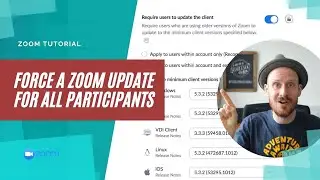 Force Participants to update their Zoom app (Zoom Keepers)