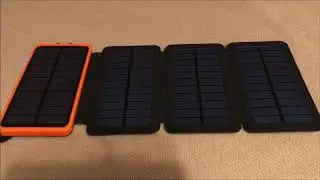 FLOUREON 10,000mah Solar Battery Backup