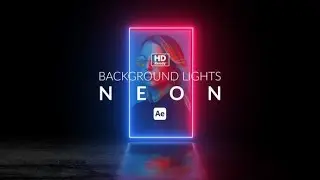 Background Lights Neon for After Effects