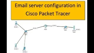 Email server configuration Cisco packet tracer