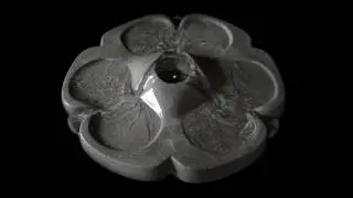 Ashdown Flowform. A Large Radial Flowform.