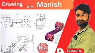 mechanical engineering drawing type of line and angle of projection  by 