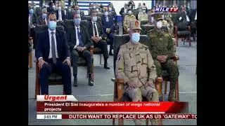 President El Sisi inaugurates a number of mega national  23 01 2021