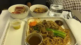 Meal Monday's - Singapore Airlines Meal Service CGK-SIN Business Class