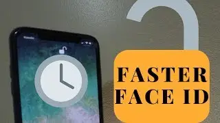 How to Make Face ID Unlock FASTER!!