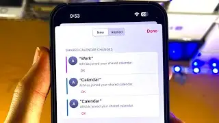 ANY iPhone How To Accept Shared Calendar!