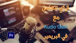 ازاي توطي وتعلي الصوت بشكل احترافي في البريمير؟ | Audio Gain in premiere pro