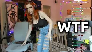 AMOURANTH FINDS THE SHIT-STAIN ON XQC'S CHAIR