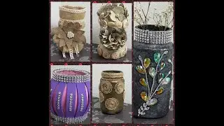 DIY! 5 Идей поделок из стеклянных банок! DIY! Декор своими руками!