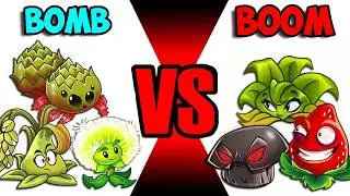 Team 3 BOMB vs BOOM Battlez - Who Will Win? - Pvz 2 Team Plant vs Team Plant