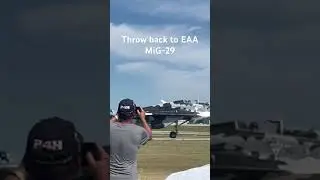 Should I start uploading EAA videos? #eaa #mig29 #fighterjet #military #aviation #airplane #army