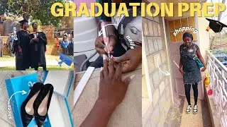 Graduation Preparations: Dress Material | Nails & Hair | Grad gown | Shoe shopping | Finally !!