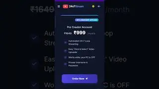 Order a private 24x7 Stream Dashboard, upload your videos, and grow while you sleep. 