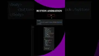 How to Make Button Animation Using|Html & Css 😱😎🤏🏻👨‍💻 