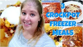 EASY CROCKPOT FREEZER MEALS | FAMILY FRIENDLY DINNER IDEAS
