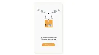 Drone Product Delivery Lottie Animation After Effects & Json Template - Studious31 Drone Animation