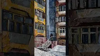 Картина «Любовь в Дудинке»! Inst: anyegart 