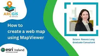 Creating a web map using MapViewer