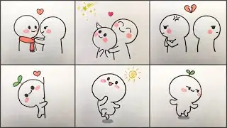 How To Draw Cute Sticker - Simple Sticker Drawing