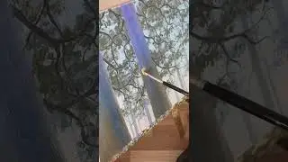 ТИЗЕР - 10. Пишу маслом два дерева🔥🎨🖌… 
