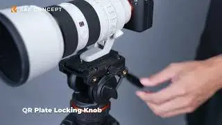 75.2"/1.91m Videostatief met 360° Vloeistofkop,Camcorders, Camera's 17.6lbs/8kg Belastbaar