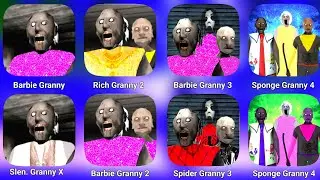 Granny 1, 2, 3 & 4 Barbie Granny | Granny In Slendrina X Mod | Granny 2 Rich Mod |Granny 3SpiderMod