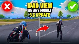 New Update 3.6 iPad view 2025 Tips and Tricks 🤫 || How To Get iPad view In Bgmi Pubg By Tips