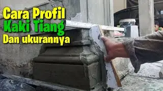 Cara profil kaki tiang yang rapi dan benar