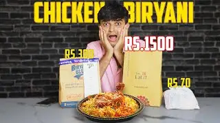 Rs70 vs Rs300 vs Rs1500 Chicken Biryani 🤯| Ek aur Fatka😰