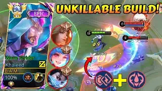 14 ASSIST NO DEATH! KHALEED BEST BUILD & EMBLEM FOR CURRENT META! SUPER TANKY SETUP (MUST WATCH!)