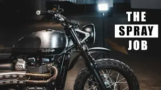 MY CUSTOM TRIUMPH STREET SCRAMBLER BUILD | The Spray Job