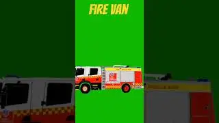 Fire Van 🔥 Green Screen Video #greencreater #greenscreen #nocopyright @greencreater