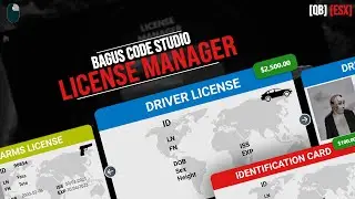 BCS License Manager V3 FiveM [ESX & QB]