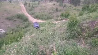 Муха в очень крутой подъем