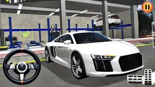 New Audi Car Drive in The Auto repair shop - 3D Driving Class Simulation - Android gameplays