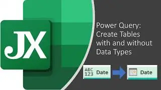 Create Tables with and without Data Types in Formula using 