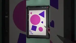 Procreate tip, switch between 2 colors #shorts