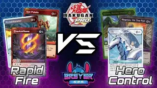BAKUGAN BRAWL! Hero Control (🟢⚪⚫) 🆚 Rapid Fire (🔴⚫⚪)