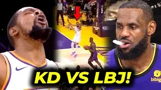 Tulala si LeBron sa ginawa ni Durant, pasigaw-sigaw pa si KD| Shimmy pa si LBJ!