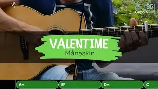 Apprends à Jouer "Valentine" de Måneskin à la Guitare (PlayAlong + Tablature)