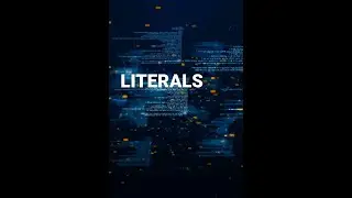 Literals (from Programming Basics) #shorts  #computerscience #informatica