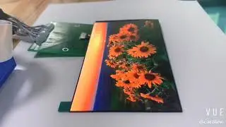 High end 5.5 inch 1080p touch AMOLED display with on-cell capacitive touch screen