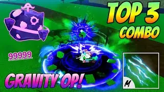 TOP 3 COMBO GRAVITY FRUIT ONE SHOT 30M BOUNTY IS VERY STRONG!!😲🔥 Blox Fruits